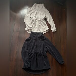 Lululemon softstreme cinch jackets
